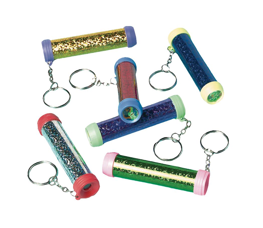 Porte-clés en kaléidoscope, paq. 12 Composite_or_Mixed