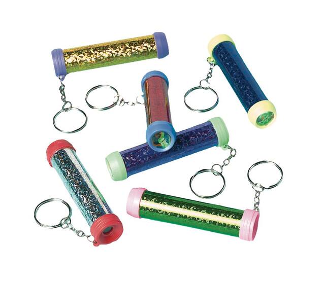 Kaleidoscope Key Chains, 12-pk Composite_or_Mixed