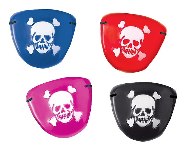 6 Pcs Bandeau Pirate Patch Pour Les Yeux Enfants Accessoires