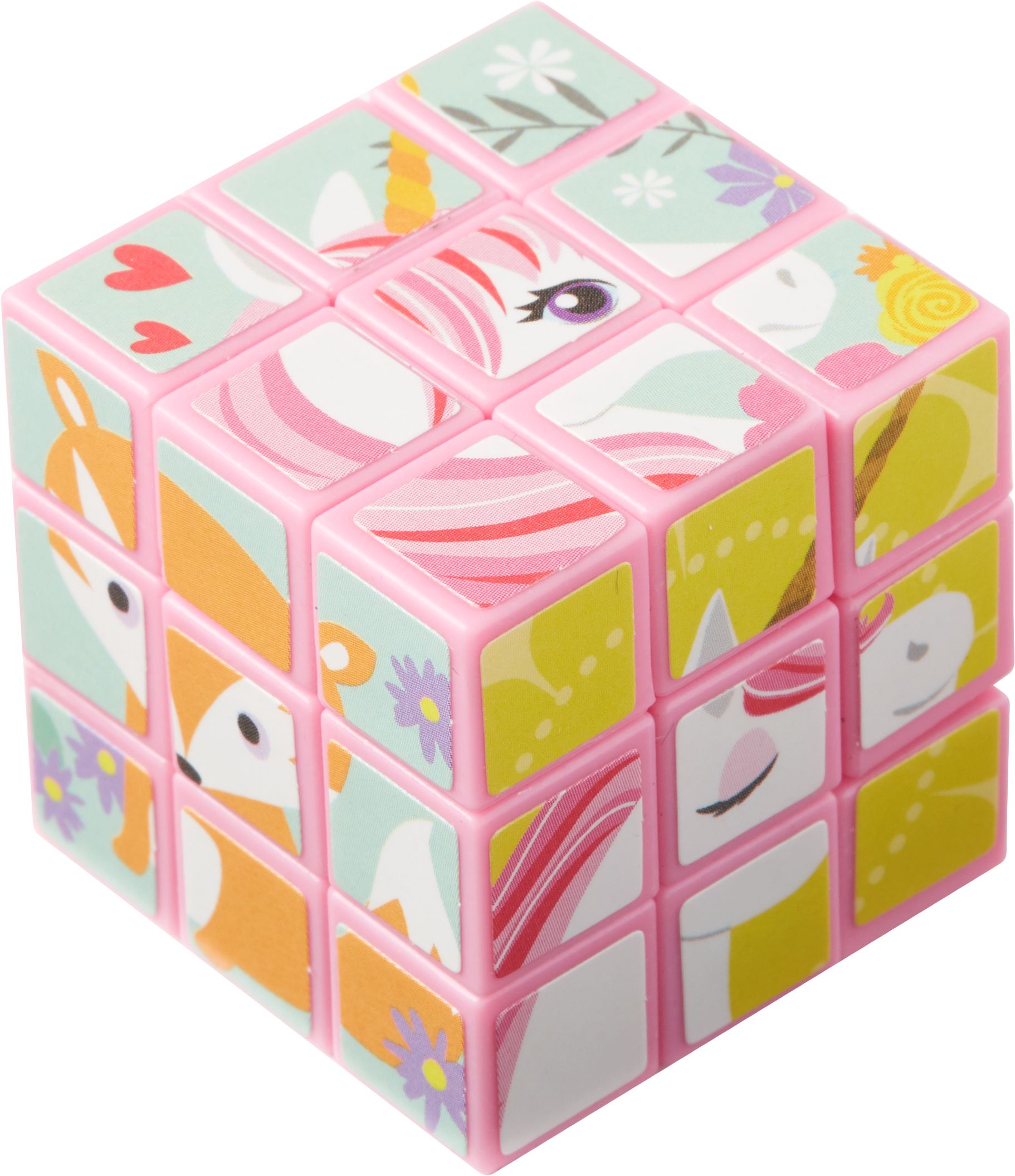 Magical Unicorn Puzzle Cubes, 6-pk Overhead_Plunge
