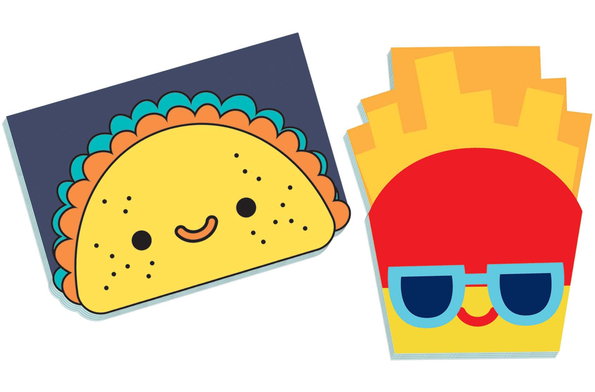 Snack Attack Notepads, 8-pk Overhead_Flat