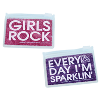 Glitter Girls Rule Coin Purses, 8-pk Overhead_Plunge