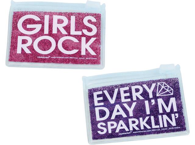 Glitter Girls Rule Coin Purses, 8-pk Overhead_Plunge