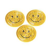 Smiley Face Maze Puzzle Toys, Yellow, 12-pk, for Birthday/Party Favour