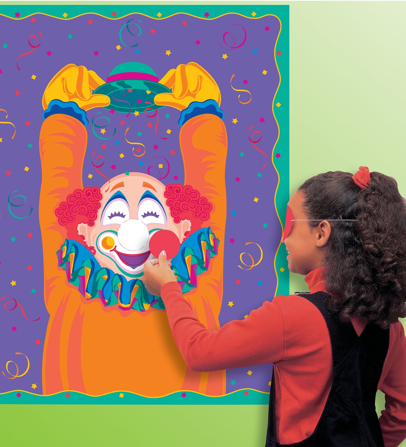 Pin the Nose on the Clown Game Front_Flat