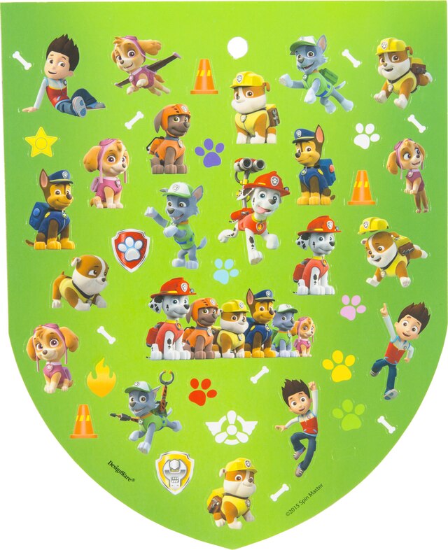 Jumbo PAW Patrol Sticker Book, 8 Sheets Party City