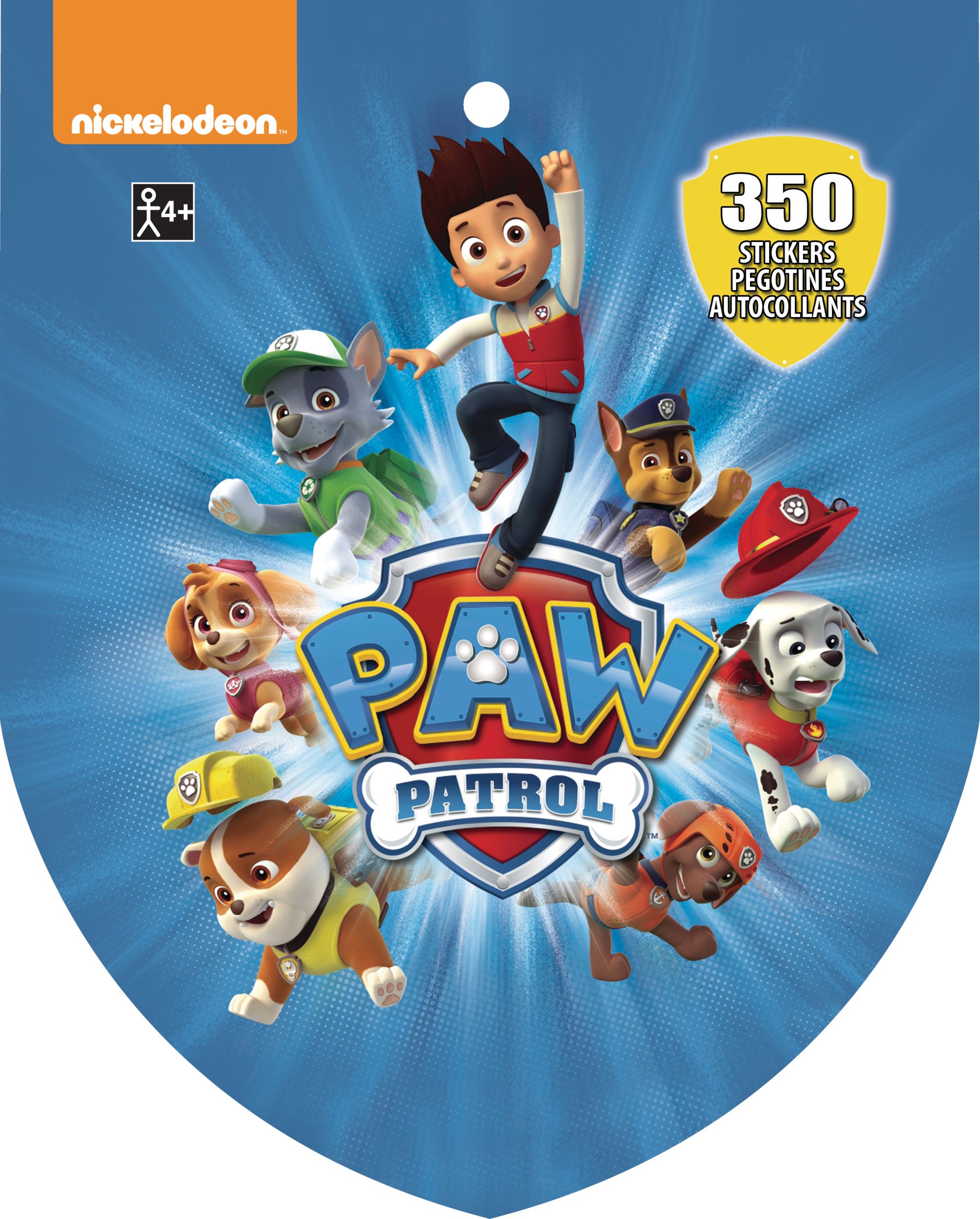 Jumbo PAW Patrol Sticker Book, 8 Sheets Front_Flat