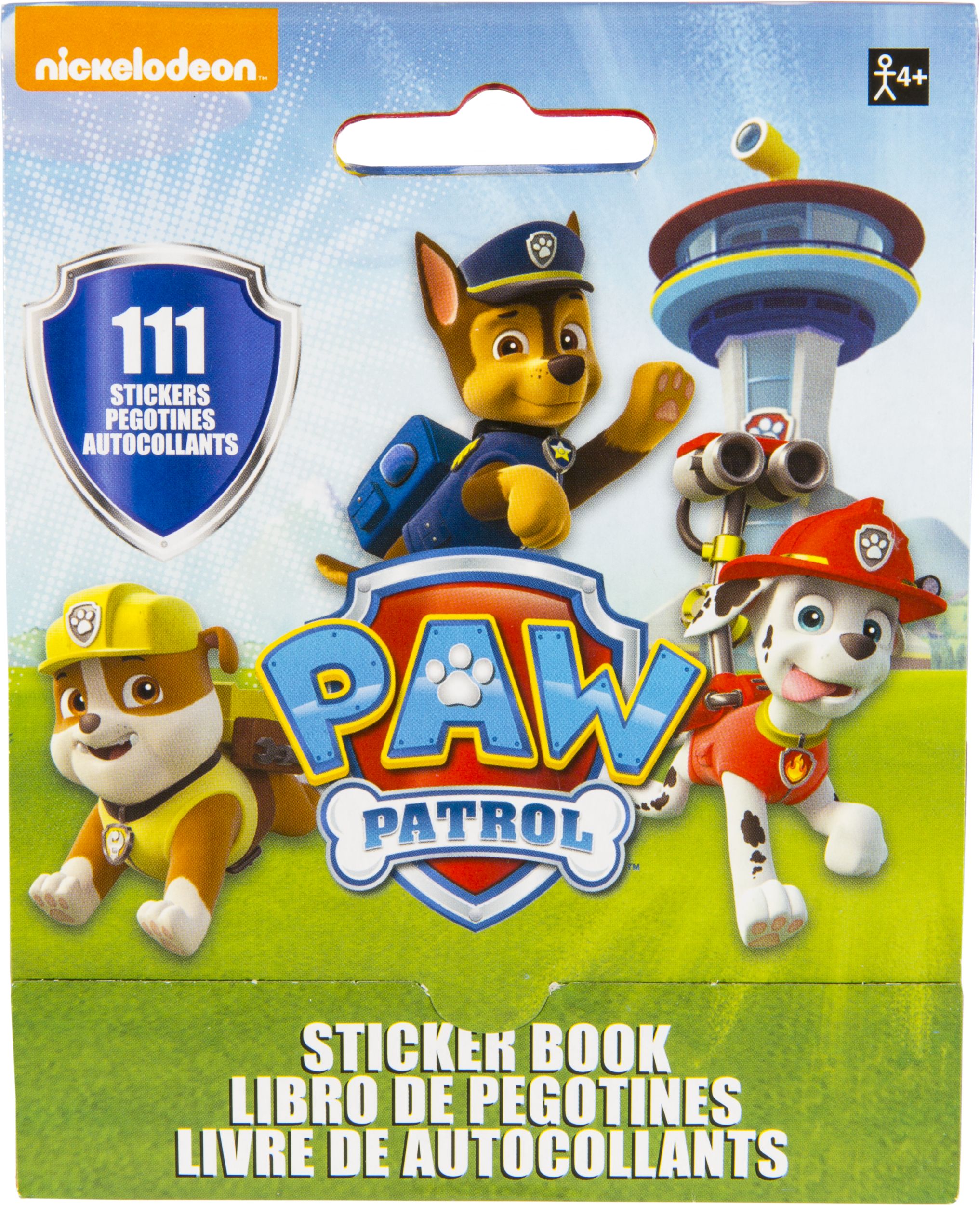 PAW Patrol Sticker Book, 9 Sheets Front_Flat