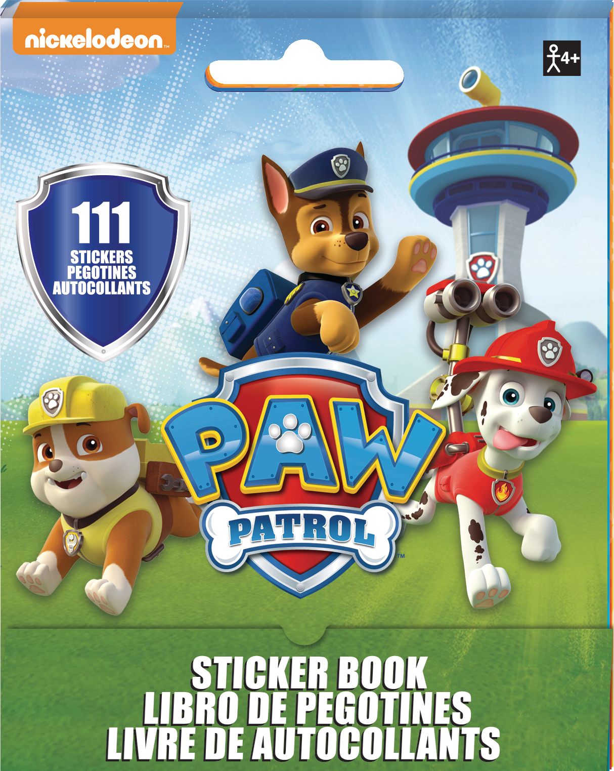 PAW Patrol Sticker Book, 9 Sheets Front_Flat