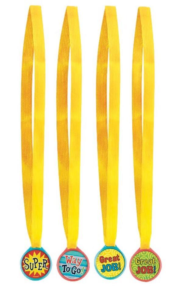 Assorted Award Medals, 12-pk Front_Flat