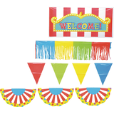 Décorations pour l'extérieur de Carnaval, paq. 5 Front_Flat