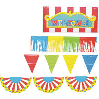 Carnival Outdoor Party Giant Decorating Kit, 5-pc Front_Flat