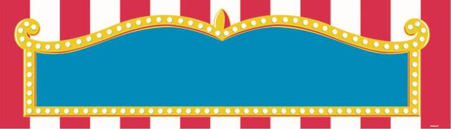 Banderole décorative personnalisée géante pour anniversaire/mariage/fête prénatale, paq. 4 Front_Flat