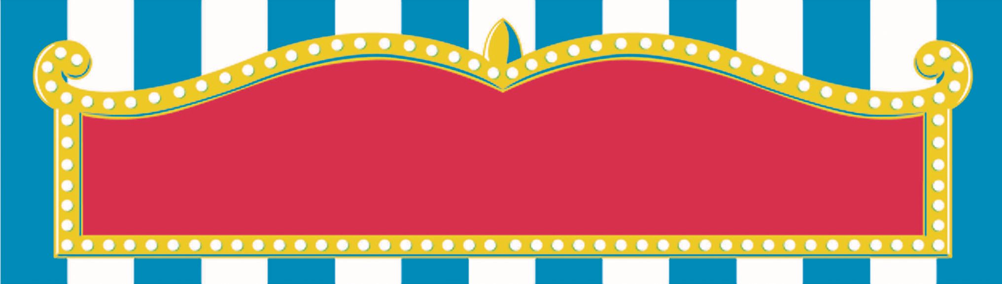 Banderole décorative personnalisée géante pour anniversaire/mariage/fête prénatale, paq. 4 Front_Flat