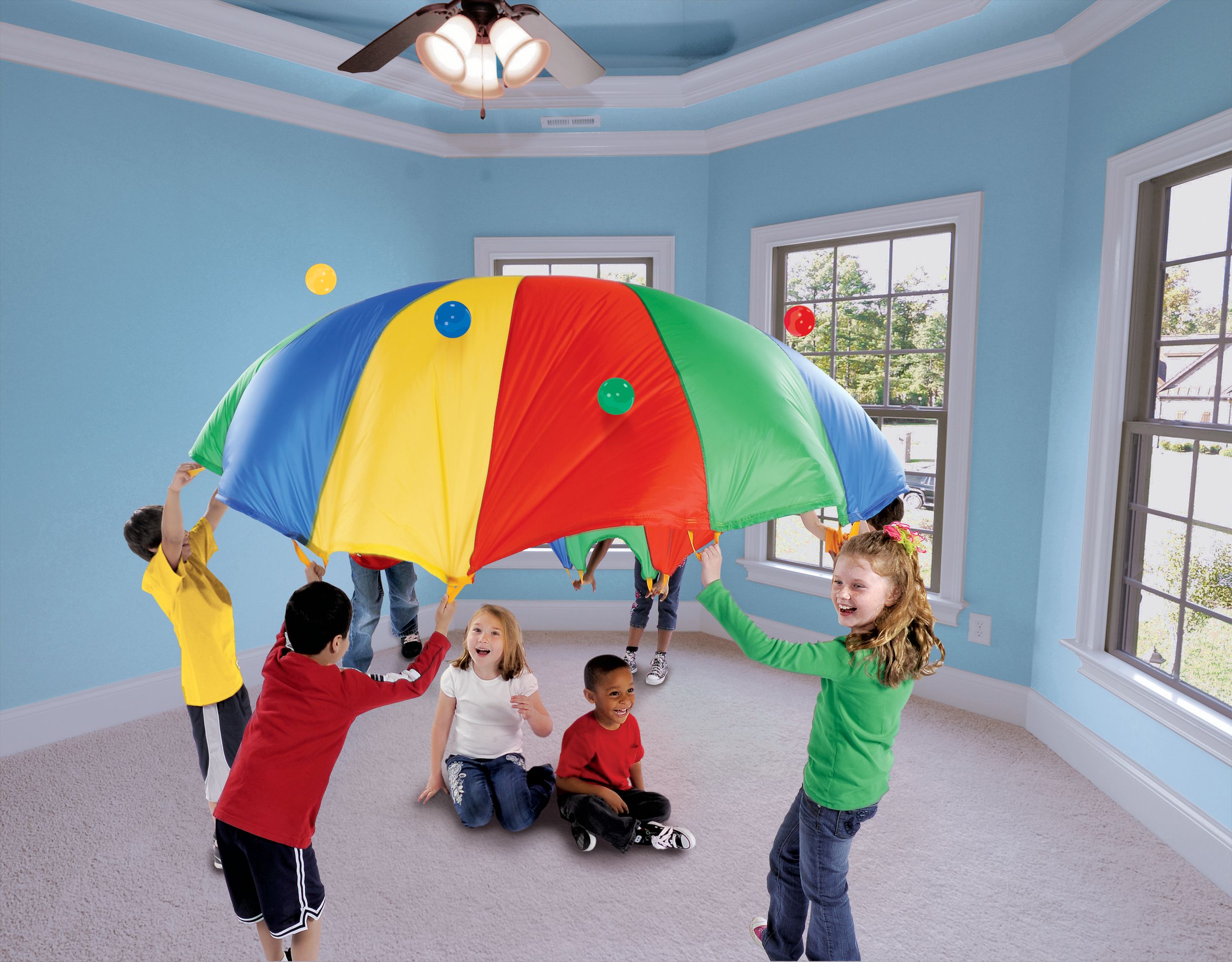 Colourful Parachute Composite_or_Mixed