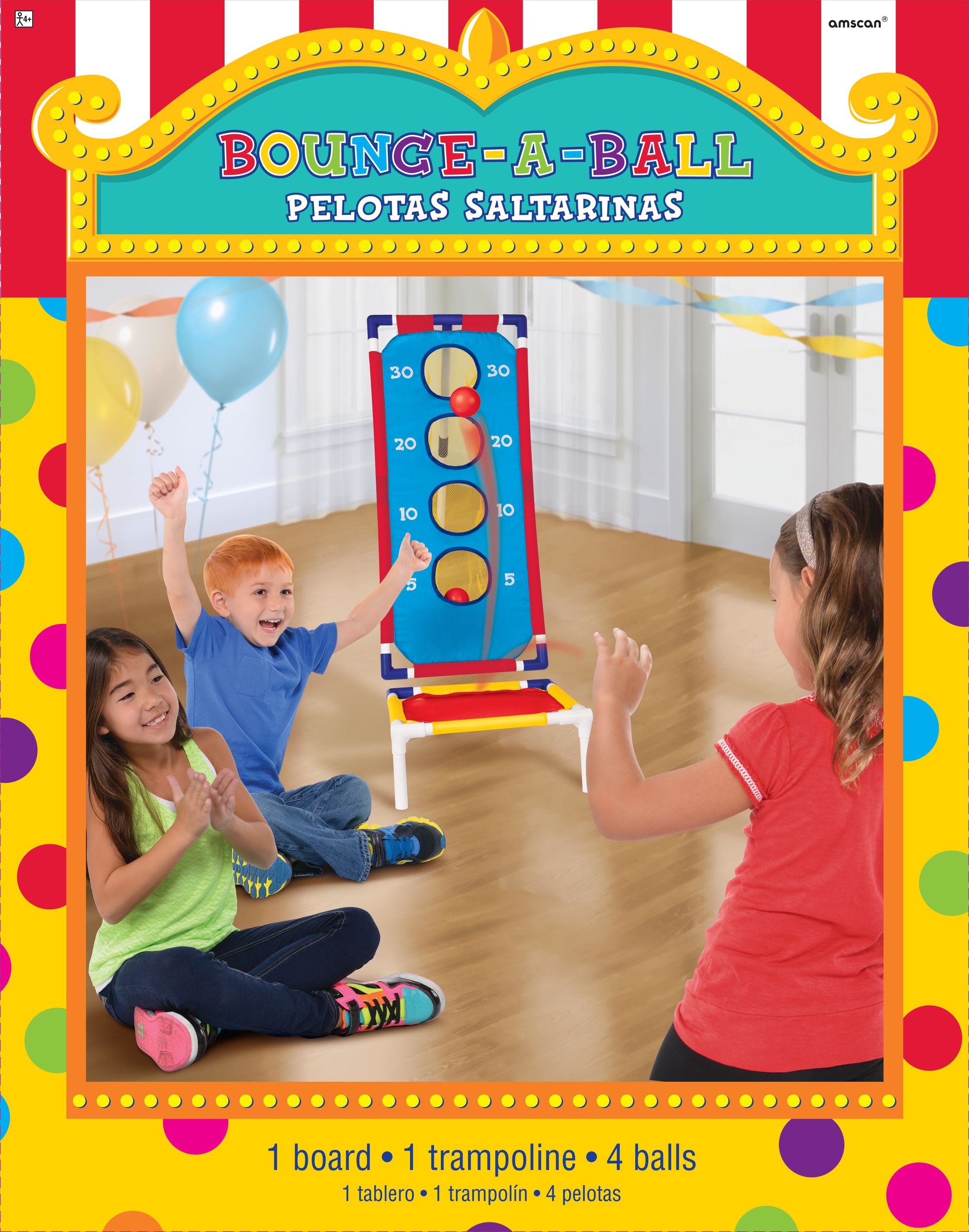 Bounce-a-Ball Target Game