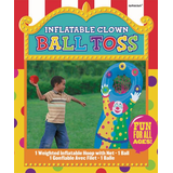 Inflatable Clown Ball Toss Game Front_Flat