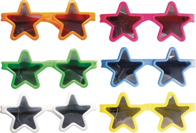 Star Sunglasses, 8-pk Front_Flat