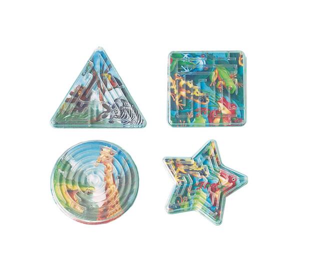 Rainforest Friends Maze Puzzles, 12-pk Overhead_Flat