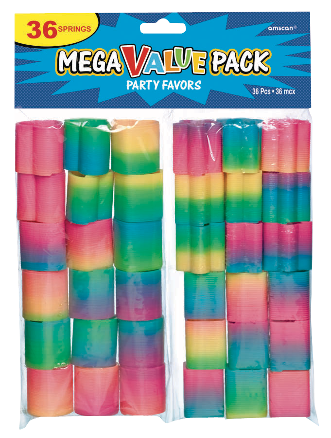 Rainbow Springs, 36pk Party City