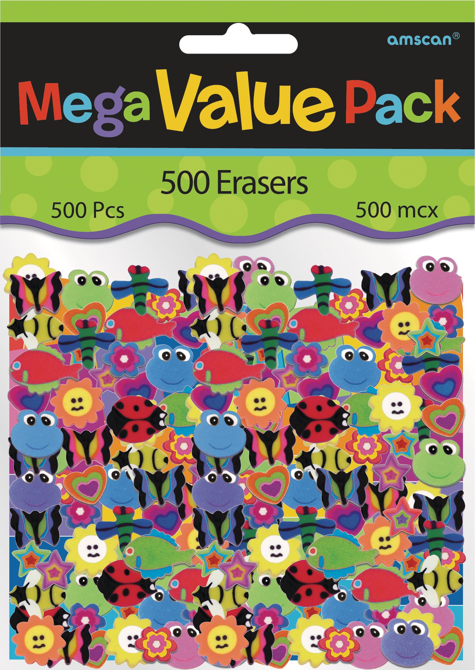 Mini Erasers, 500-pk Front_Flat
