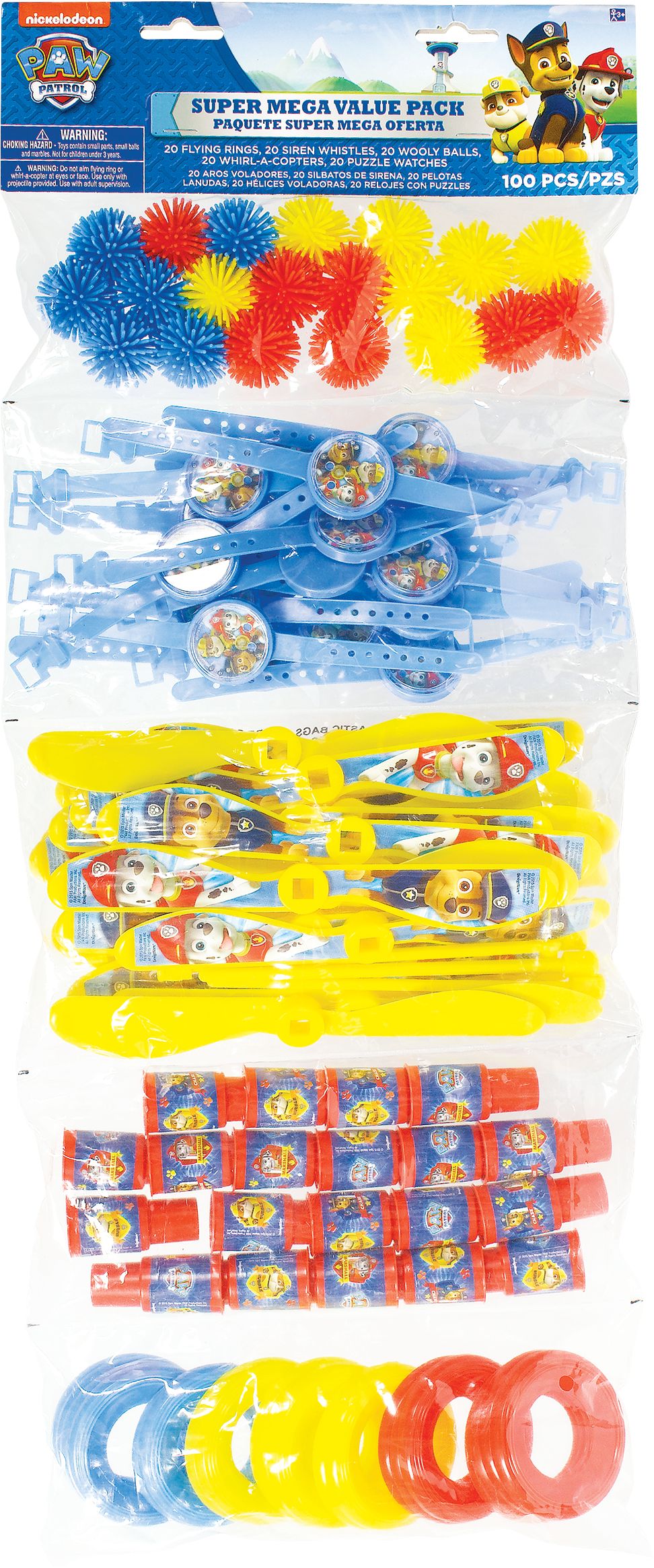 PAW Patrol Favour Pack, 100-pc Front_Flat