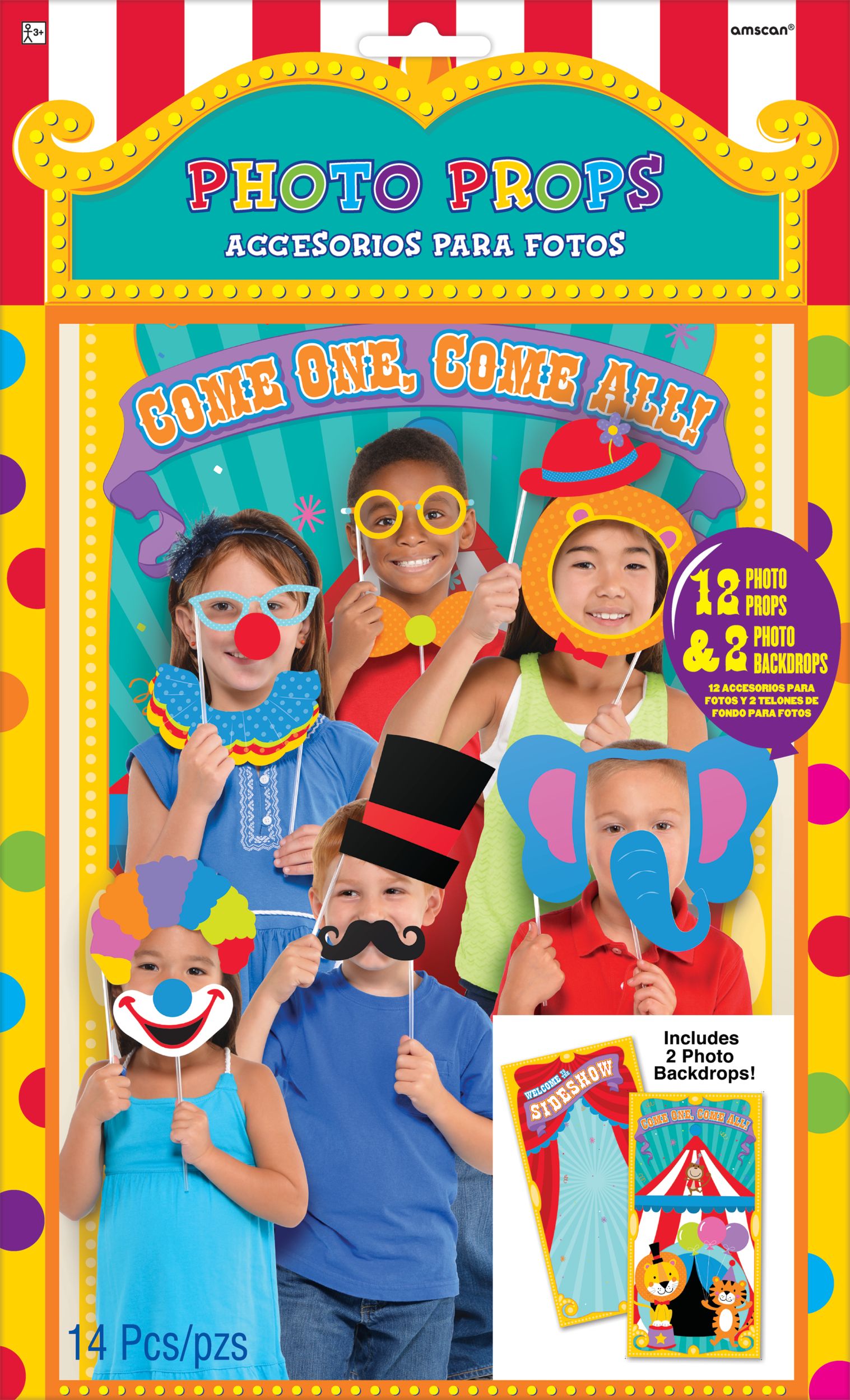 Carnival Photo Booth Kit Front_Flat