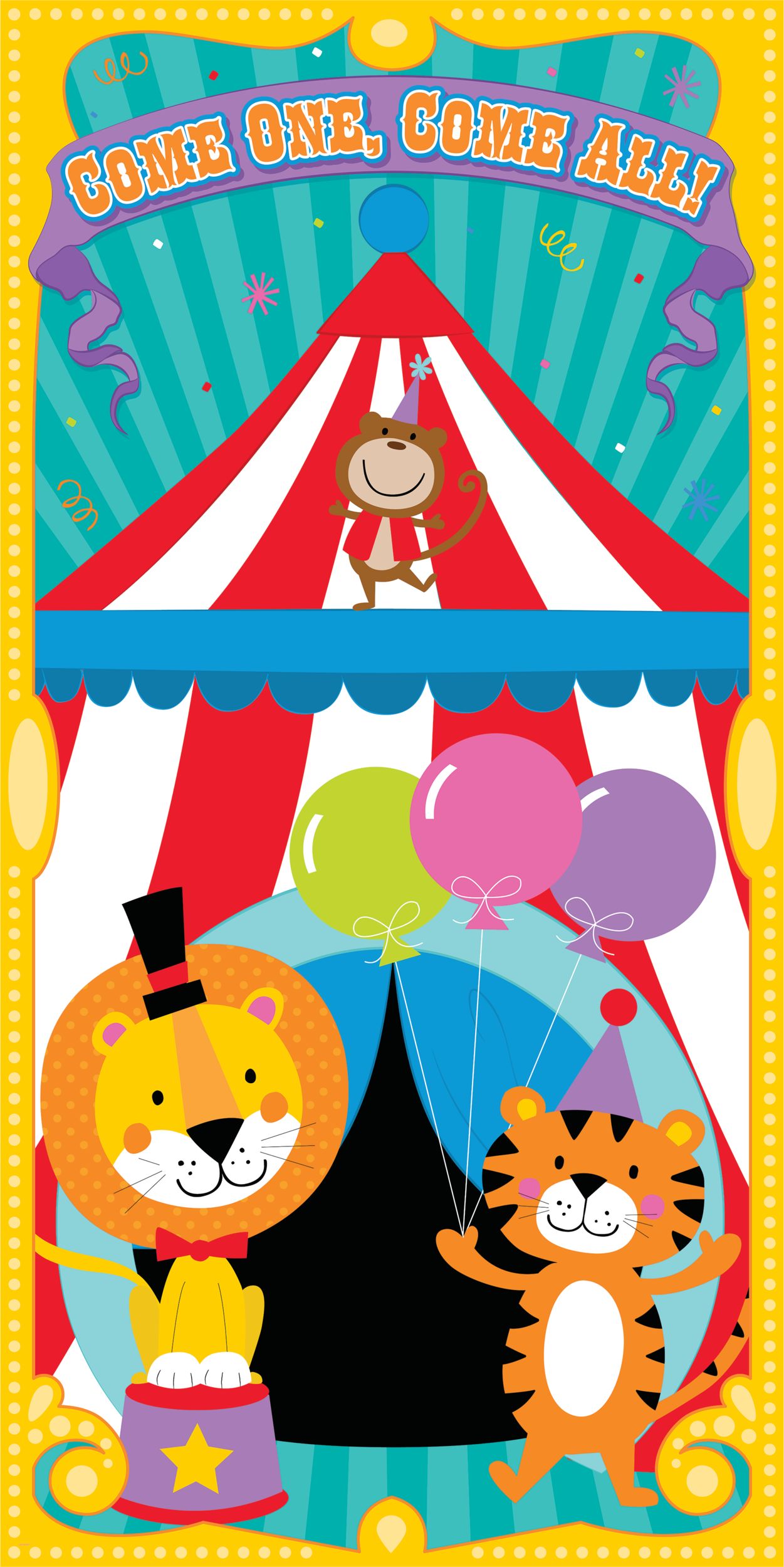 Carnival Photo Booth Kit Front_Flat