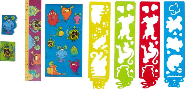 Cadeaux-surprises de papeterie, paq. 100 Overhead_Flat