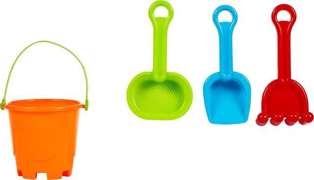 Sand Bucket Beach Toy Set, 4pk Party City