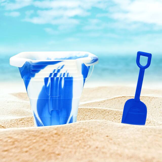 Tie Dye Sand Bucket with Shovel Set Party City