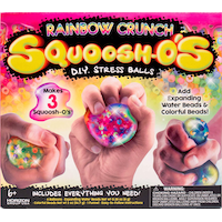 Rainbow Crunch Squoosh-o's DIY Stress Balls Craft Kit, 7-pc Front_Flat