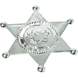 Silver Sheriff Badges, 24-pk Overhead_Flat