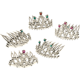 Mini Tiara Combs, 8-pk Composite_or_Mixed