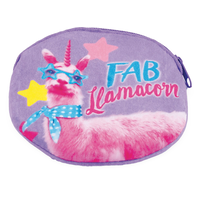 Llama-Corn Coin Purses, 4-pk Front_Flat