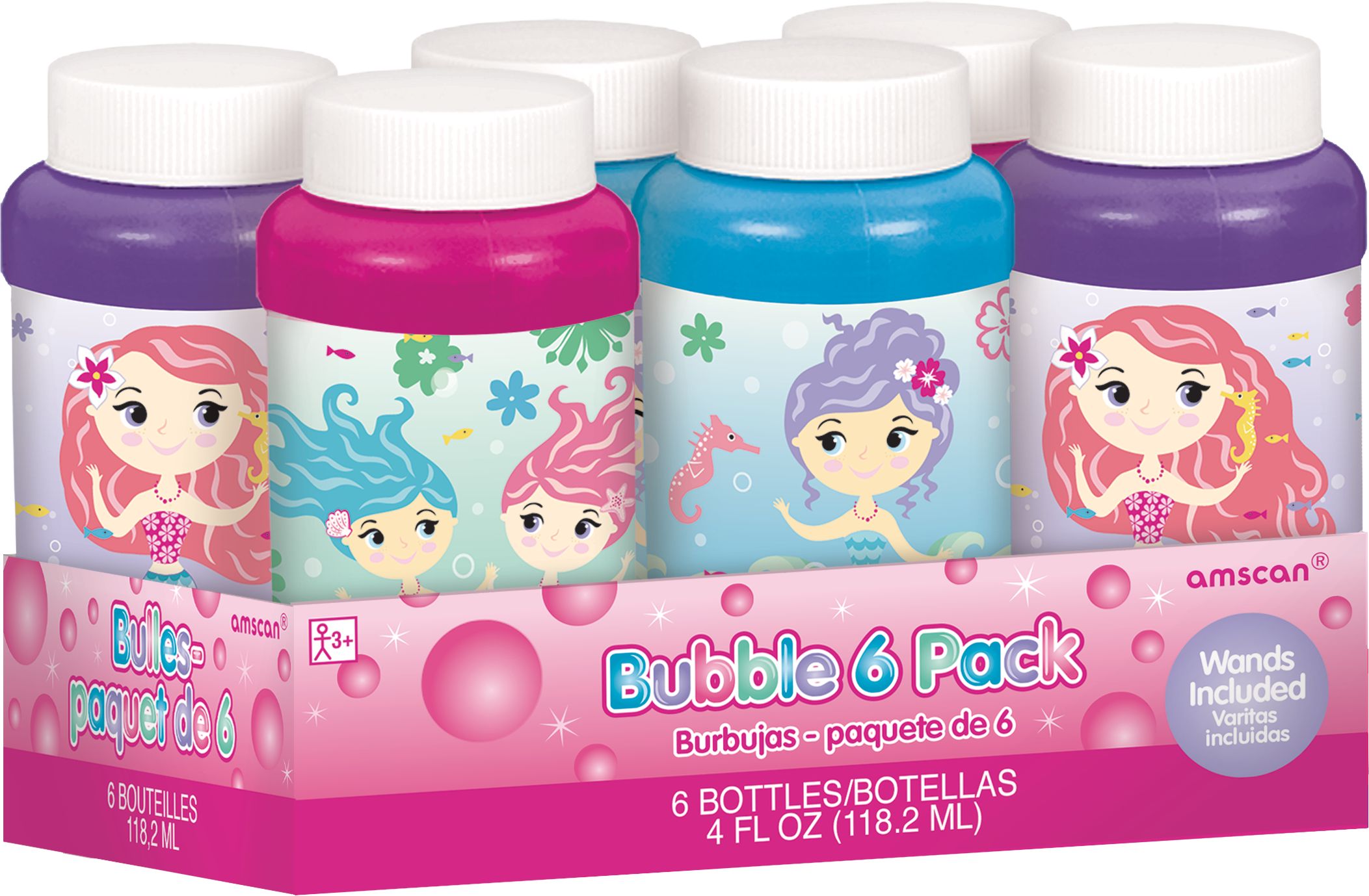 Mermaid Bubbles, 6-pc Front_Angled_Right