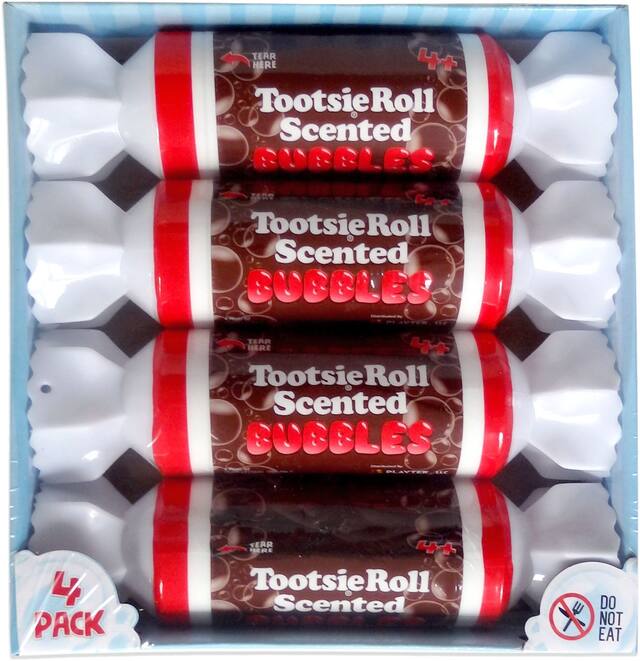 Tootsie Roll Scented Bubbles, 4-pk Front_Flat