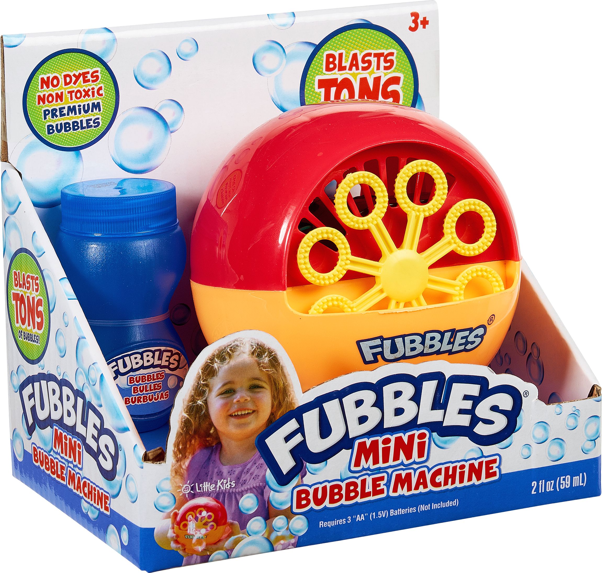 Fubbles Mini Bubble Machine Front_Angled_Right