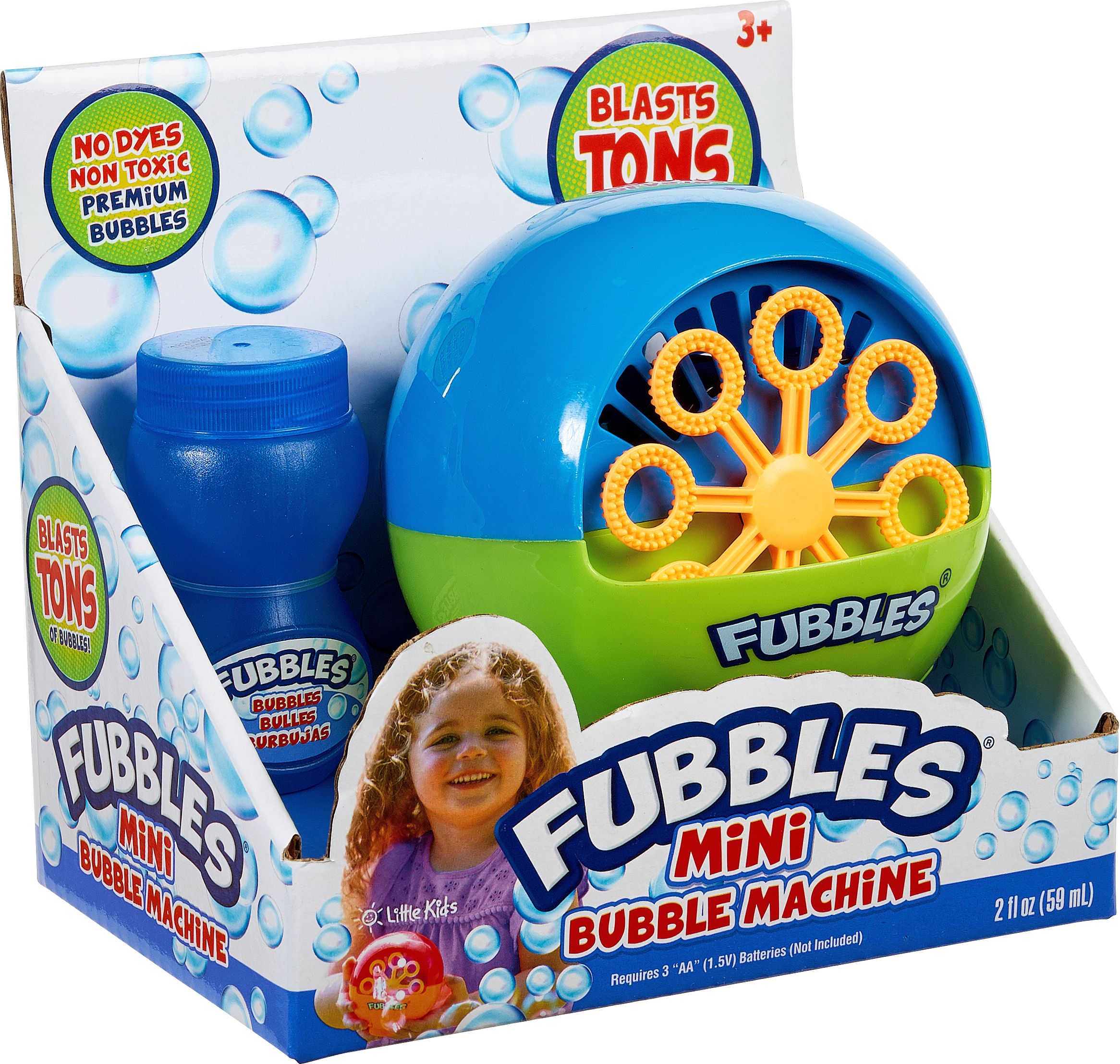 Fubbles Mini Bubble Machine Front_Angled_Right