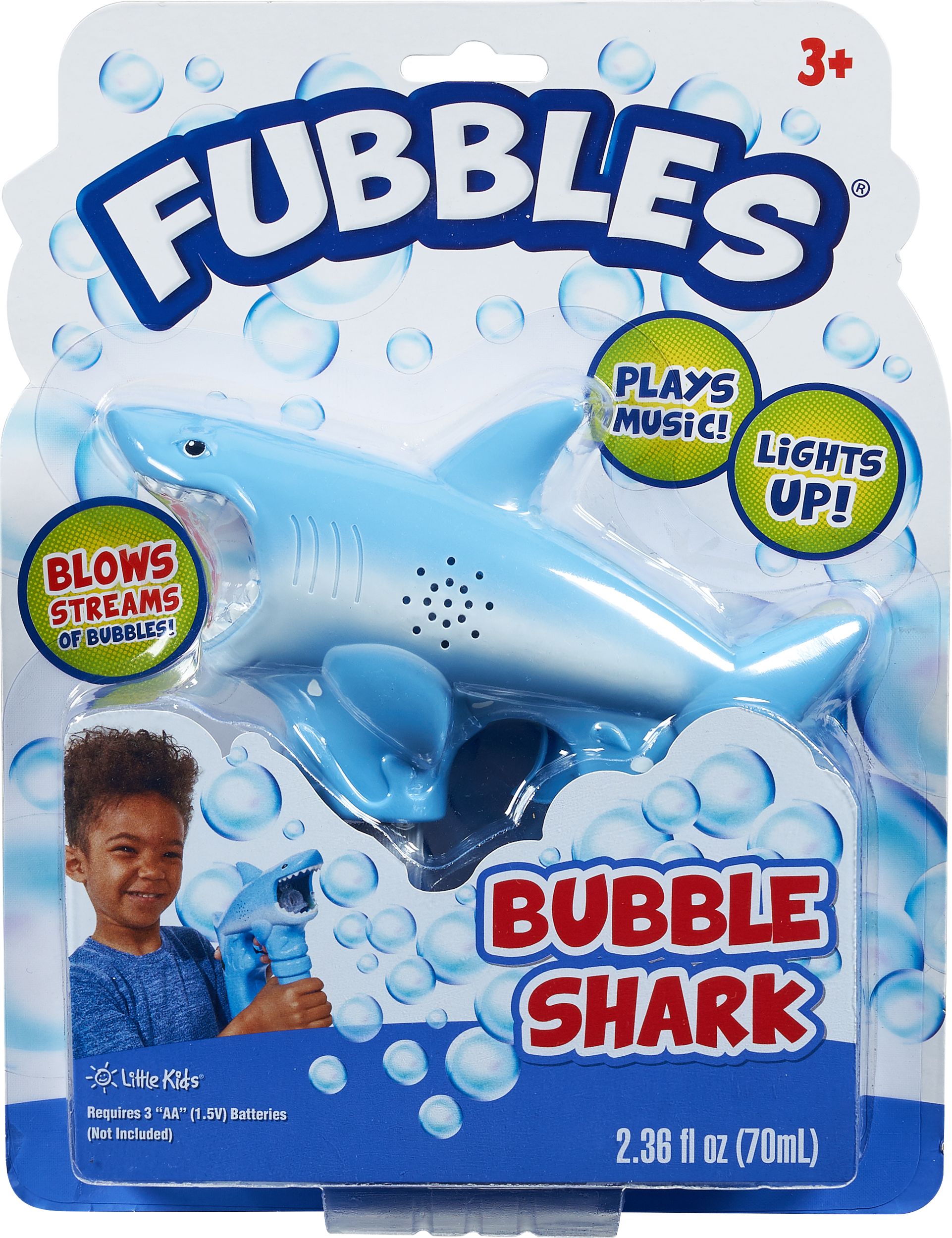 Fubbles Bubble Gun Shark Front_Flat