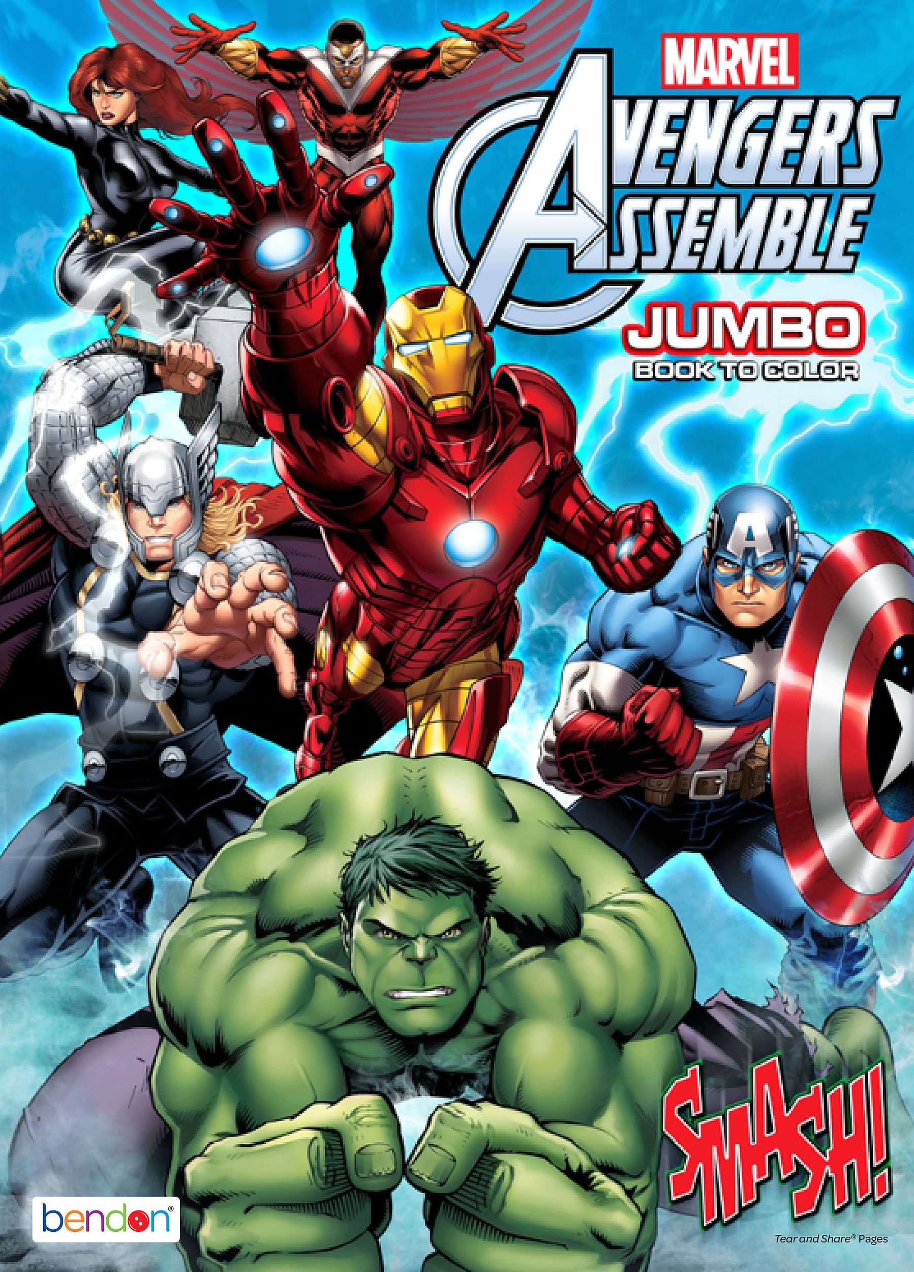 Cahier d'activités et de coloriage Avengers Front_Flat
