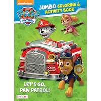 Nickelodeon PAW Patrol Colouring & Activity Book, Black/White, 32 Pages, Ages 4+, for Arts & Crafts/Birthday Favour Front_Flat