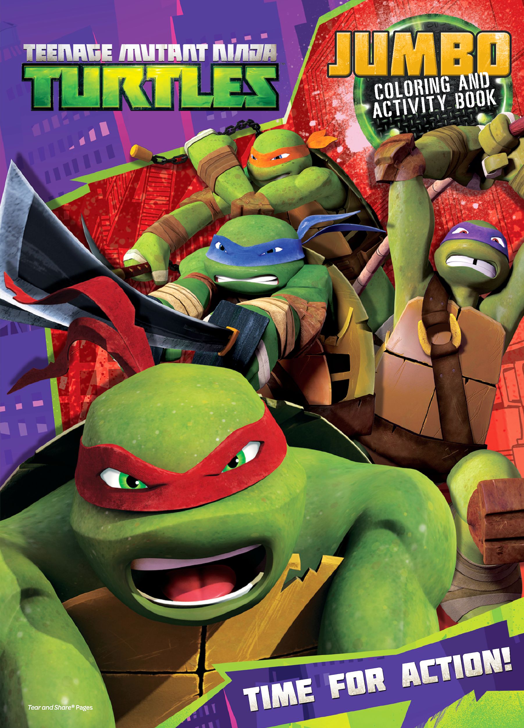 Teenage Mutant Ninja Turtles Colouring Activity Book | Party City