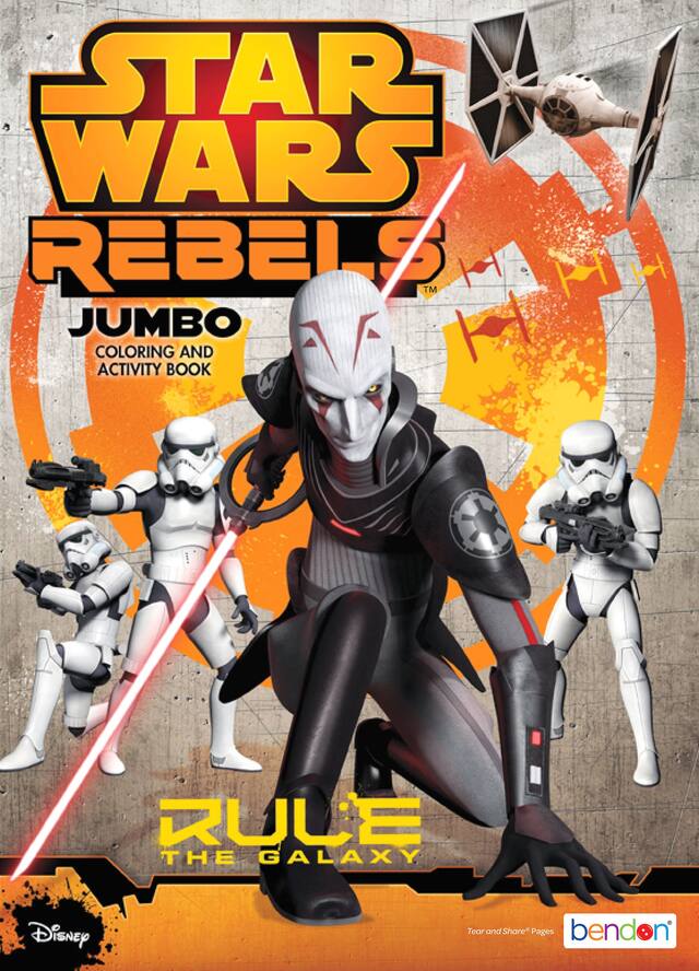 Star Wars Rebels Colouring Activity Book Front_Flat