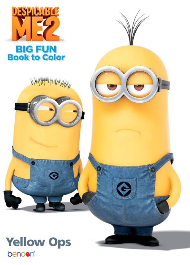 Cahier d'activités et de coloriage Détestable moi Front_Flat