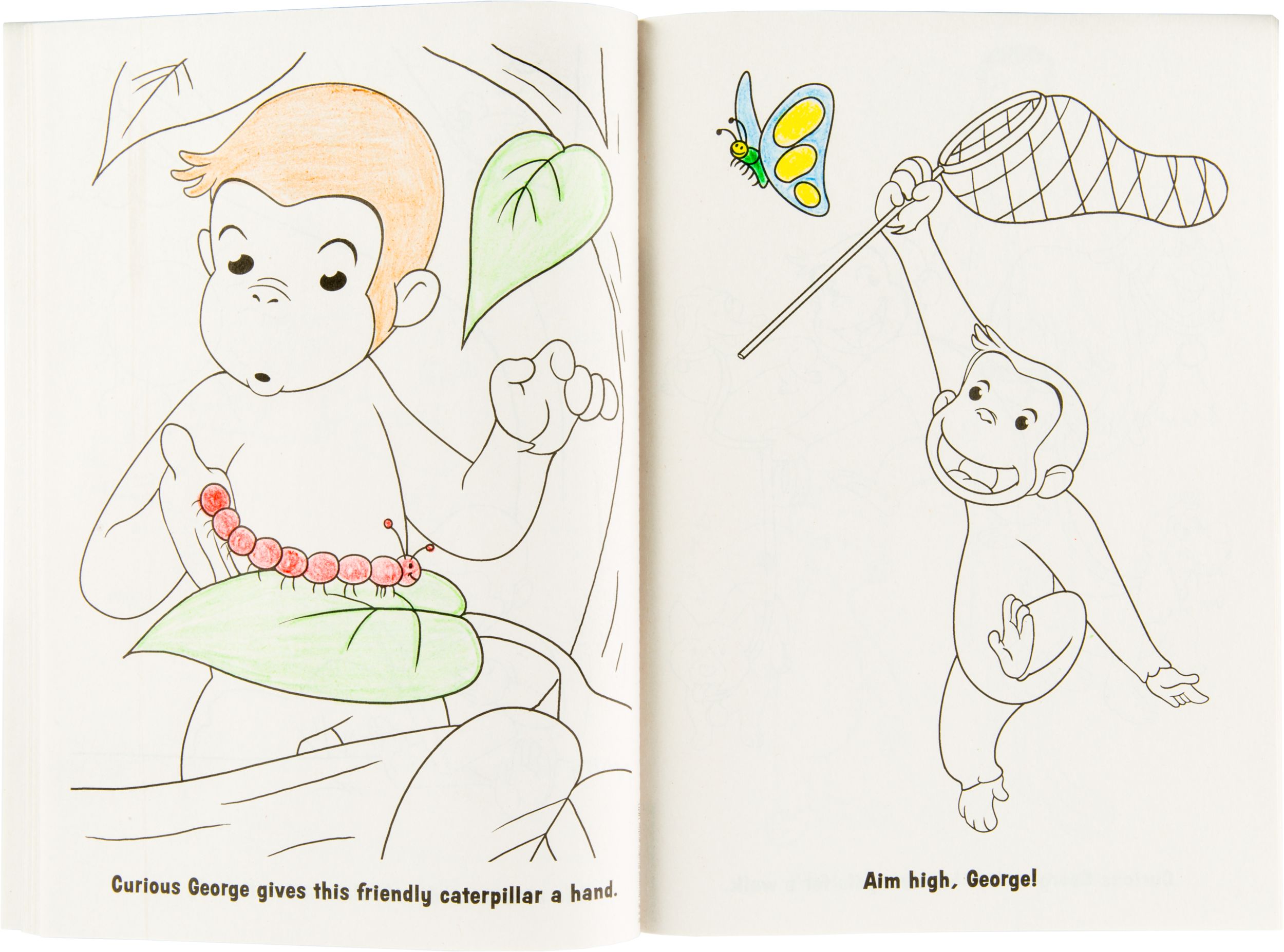 Curious George Colouring & Activity Book Overhead_Flat