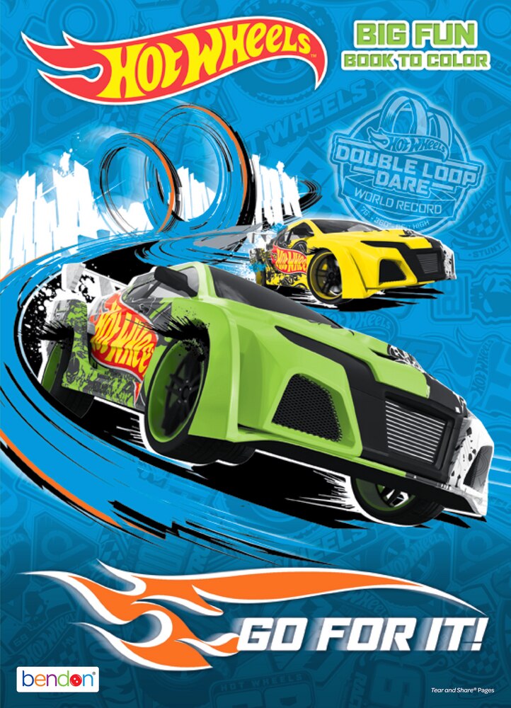 Hot Wheels Colouring Activity Book Party City