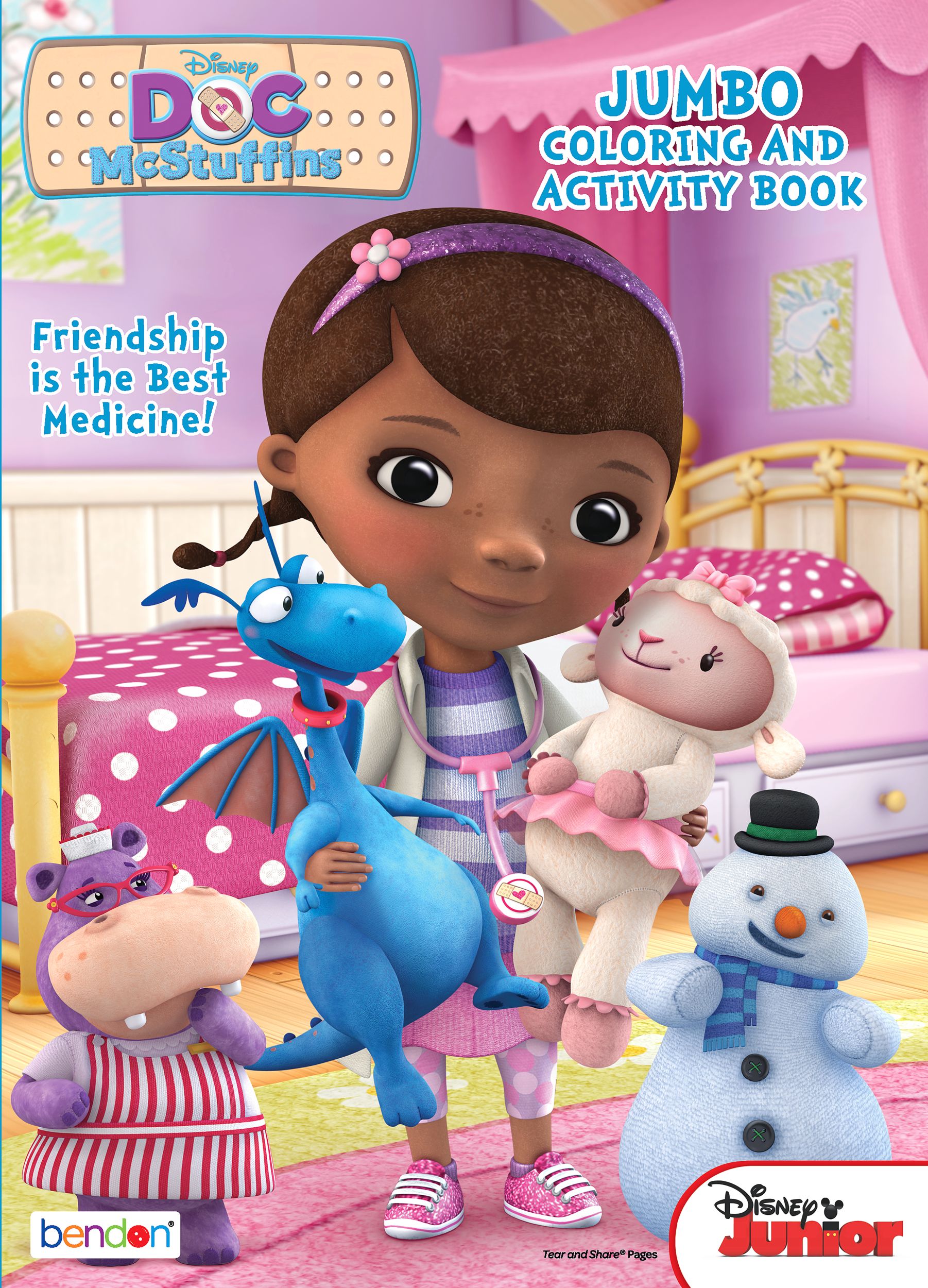 Doc McStuffins Colouring Activity Book Front_Flat
