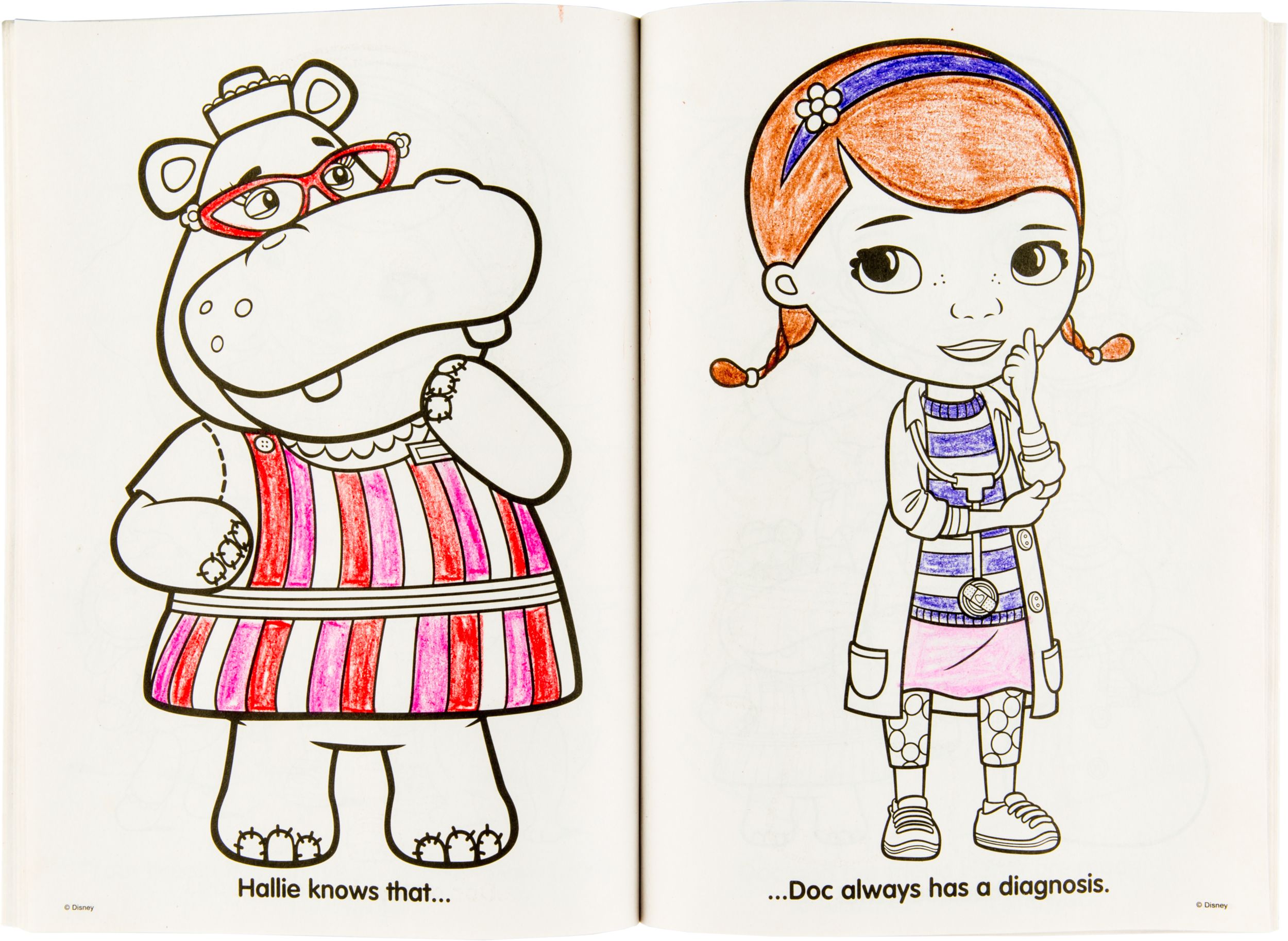 Doc McStuffins Colouring Activity Book Overhead_Flat