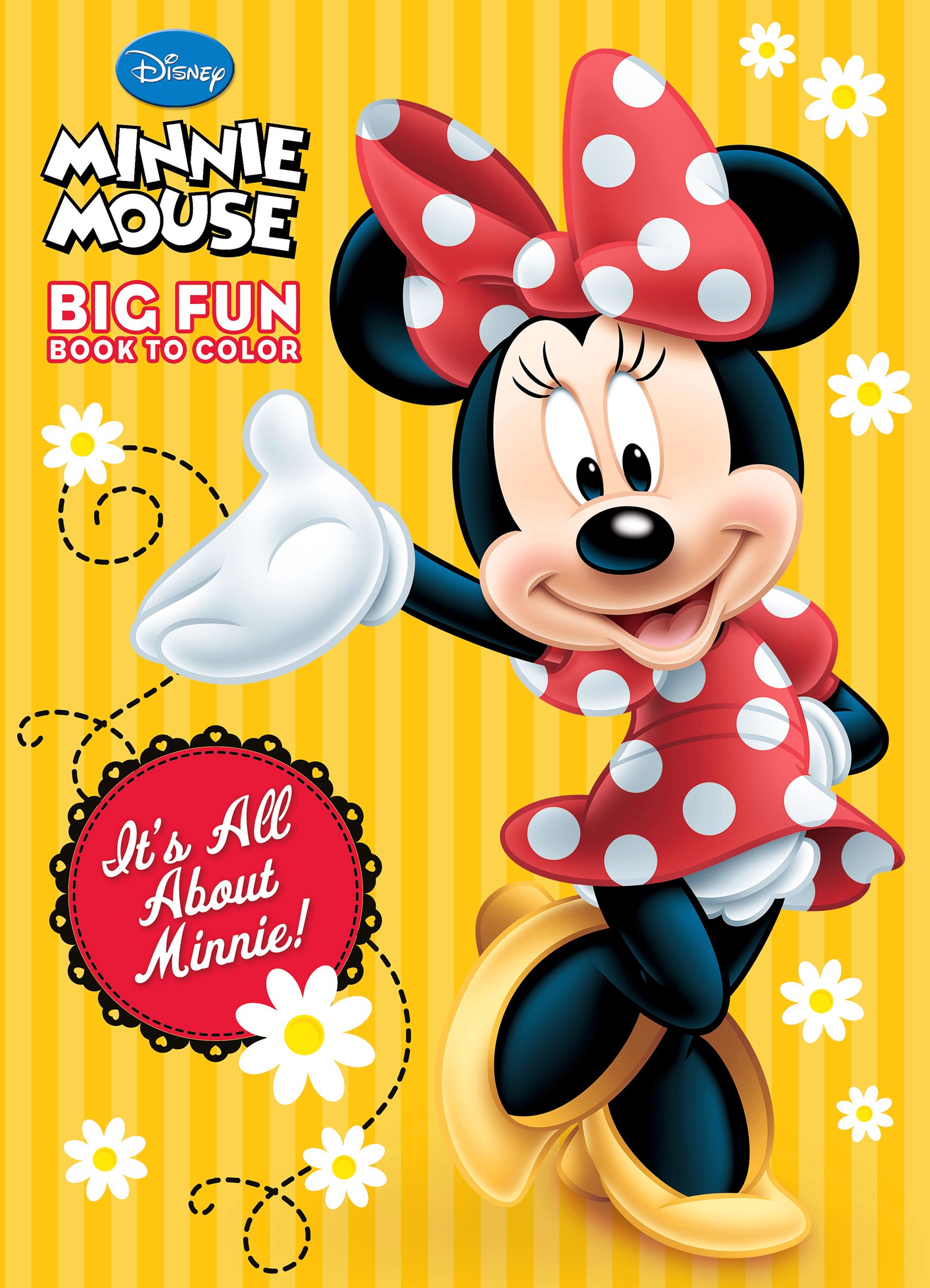Disney Minnie Mouse Colouring & Activity Book, Black/White, 32 Pages, Ages 4+, for Arts & Crafts/Birthday Favour Front_Flat